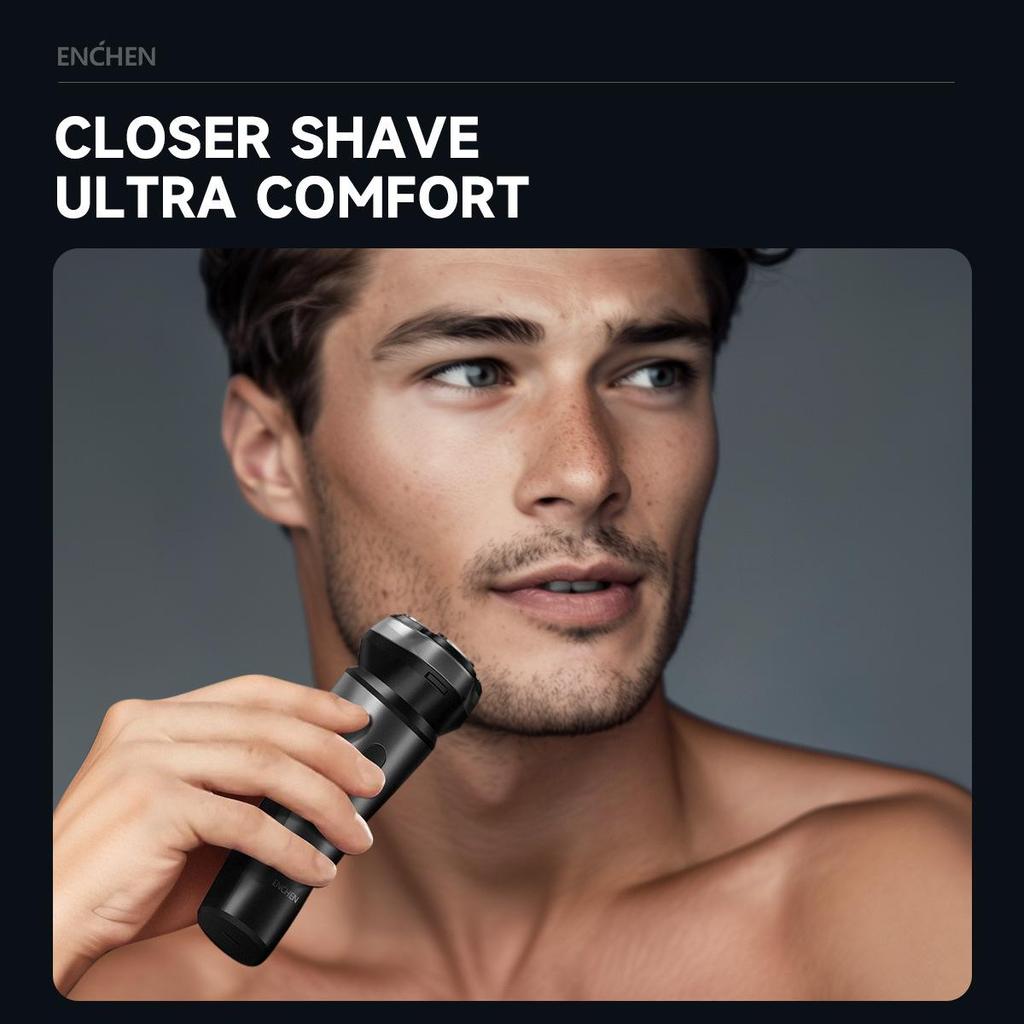 Xiaomi ENCHEN BlackStone Max Electric Shaver Rotary 3D Hair Razor