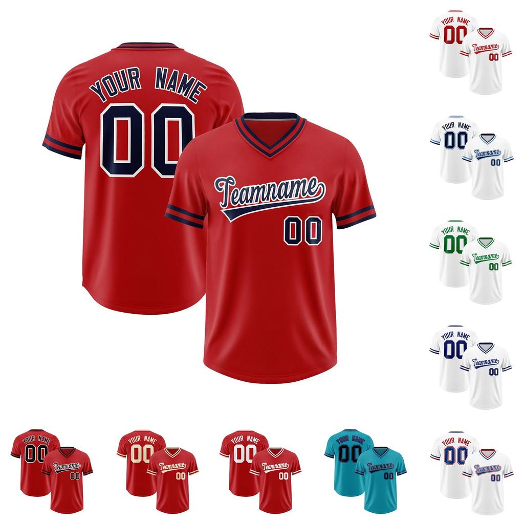 Custom Baseball Jerseys Personalized Printed Team Name & Number Sports Uniform For Men Women Youth