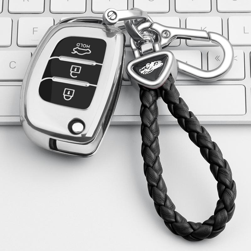 Suitable for Beijing Modern Key Caseix25 ix35Mingtu Langdong Yuena Tucson Car Key Case Folding