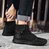 Handel zagraniczny nowy trend wersja koreańska męskich butów za kostkę duży rozmiar jesień i zima buty męskie do połowy łydki rozmiar 46 buty codzienne 2025