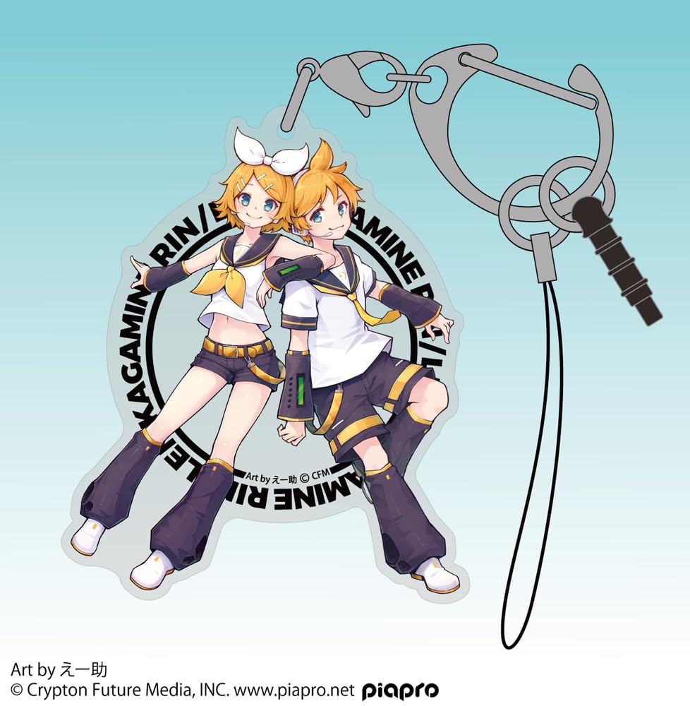 COSPA Kagamine Rin Len Acrylic Esuke [Official] & Multi-Keychain Ver.