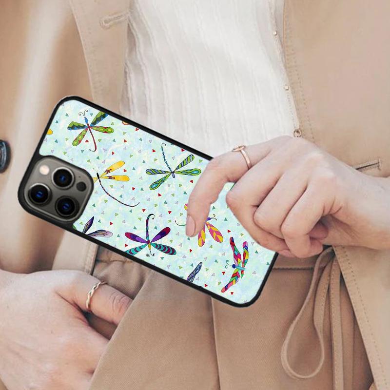 Dragonfly Magnetic Phone Case For APPLE iPhone 17 Air 16 14 13 12 Pro Max 15 Plus Wireless Charge With MagSafe Cover