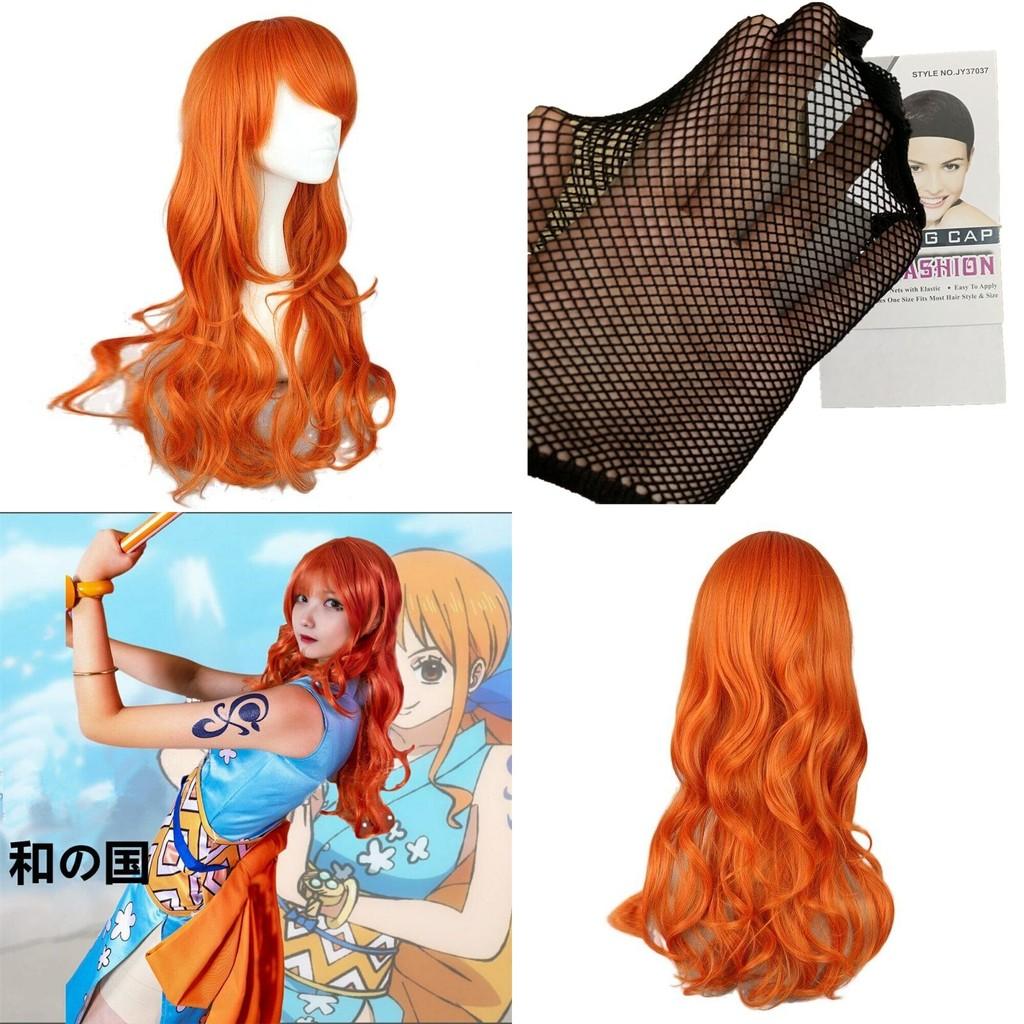 Parrucca Costume Nami di One Piece per Cosplay, Halloween e Altro