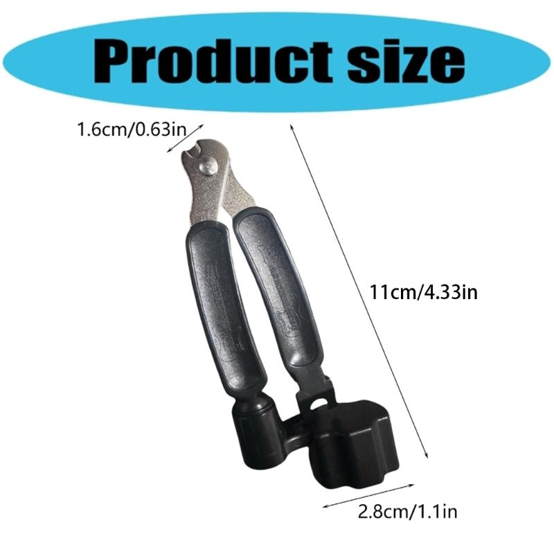 Guitar String Winder Tool Guitar Bridge Pin Puller and Cutter 3 in 1 String Pegs Tuner Winder Guitar Maintenance Tool
