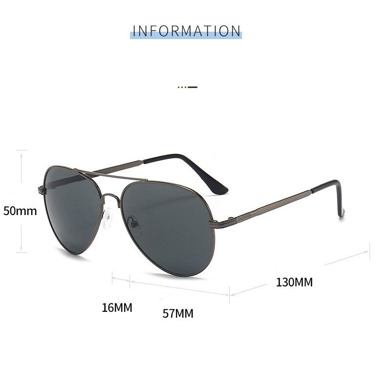 Fashion Pilot Sunglasses For Men Polarized Photochromic Day Night Driving Glasses Women Chameleon Goggles Unisex Sonnenbrille
