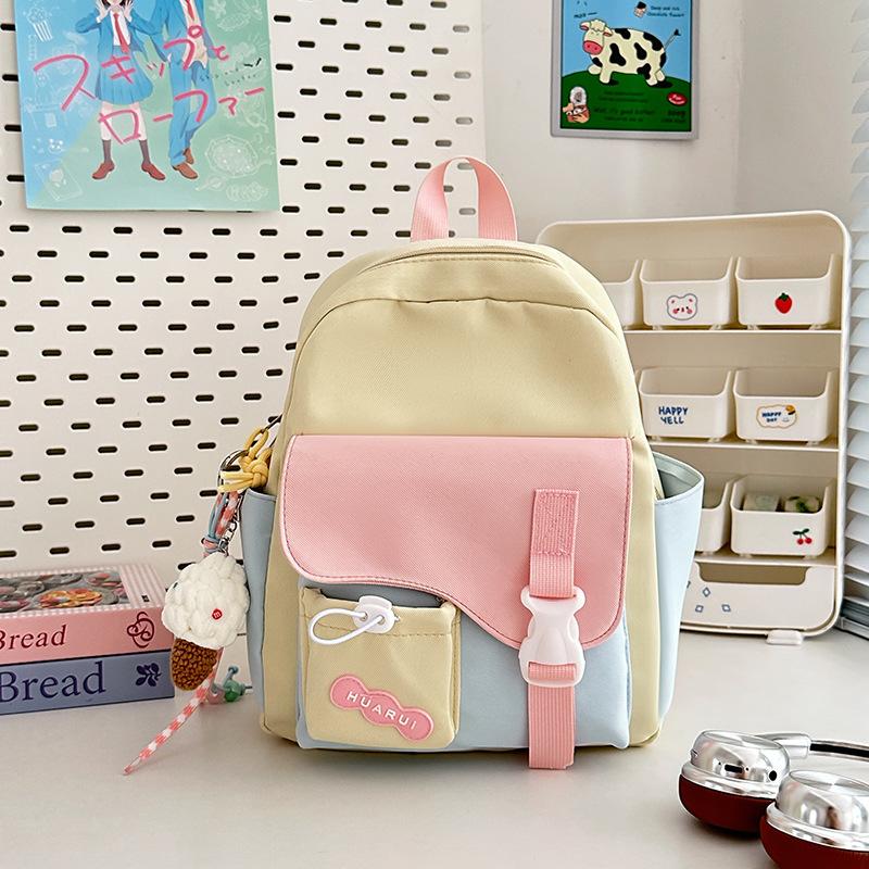 Schoolbag candy color small bag female cute Japanese soft girl student Internet celebrity large capacity sweet Mori girl backpack