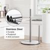 Premium Stainless Steel Paper Towel Holder Non-Slip Base Vertical Design Kitchen Roll Dispenser Weighted Base