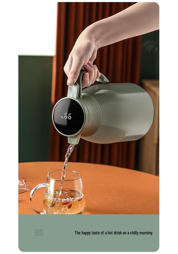 Large Capacity Easy-Clean Thermos Flask and Kettle for Dorms