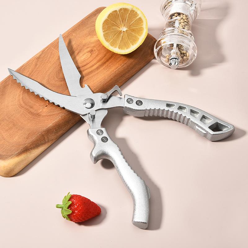 Heavy Duty Kitchen Scissors Meat Fruit Boning Fishing Hunting Camping Professional Stainless Steel Chicken Bone Kitchen Shears