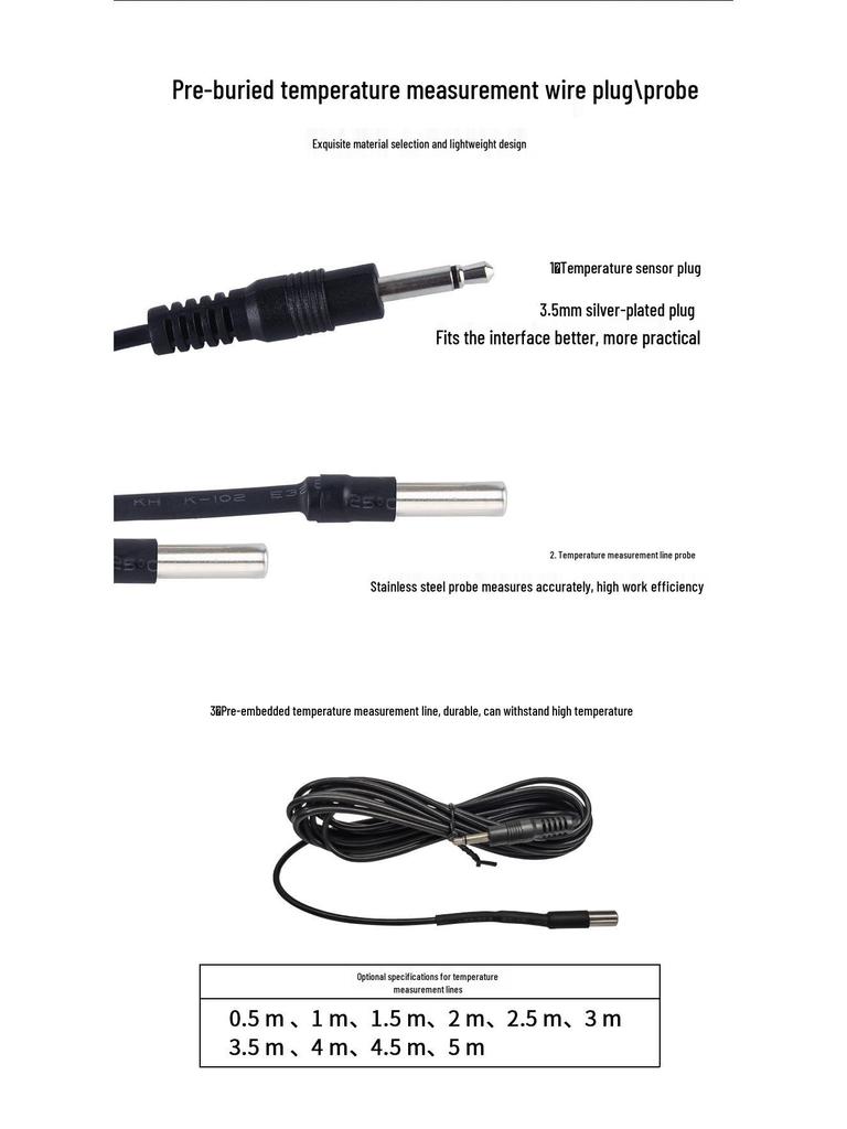Smart Mouse NF-514 Embedded Electronic Thermometer for Concrete Temperature Measurement