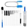 12/13Pcs Portable Glass Tube Pipe Cleaner Set Dust Removal Professional Bottle Brush Cleaning Set Practical Handheld