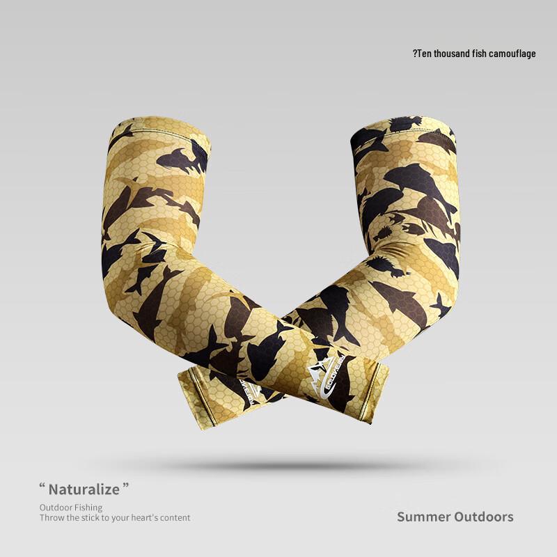 

Zhugang Men s Summer Ice Silk UV Protection Arm Sleeves