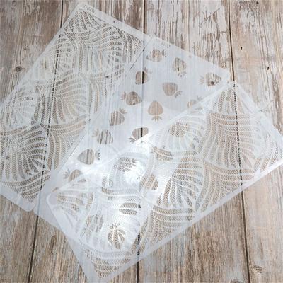 Plastic Baking Tools Decorating Tool Stamps Stencils Cake Decoration Stencils Spray Mold Cake Mesh Stencil Embossing