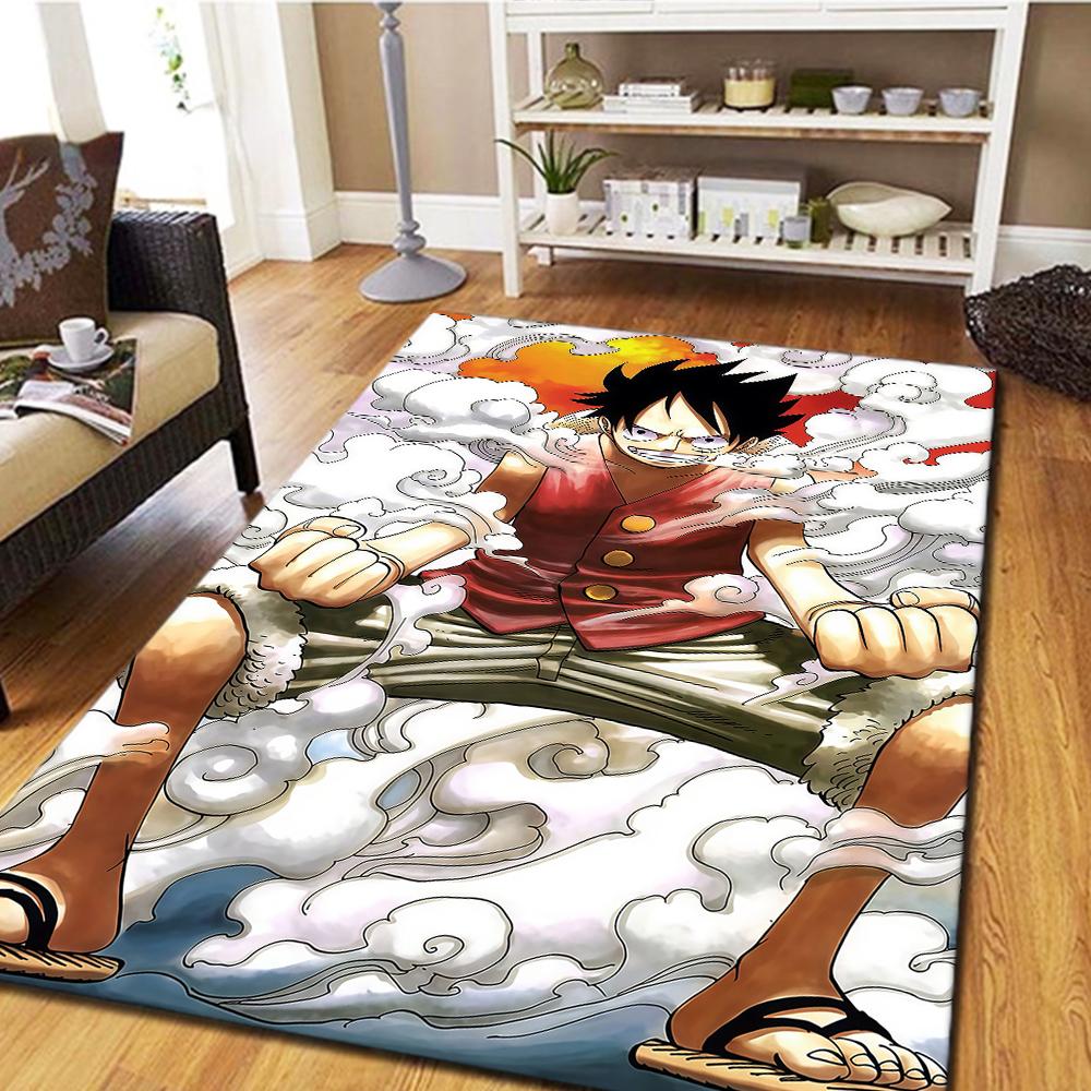 ONE PIECE Monkey D. Luffy Living Room Carpet, Bedroom Decor, Home Cool Movie Mat Play Floor Mat -HE112