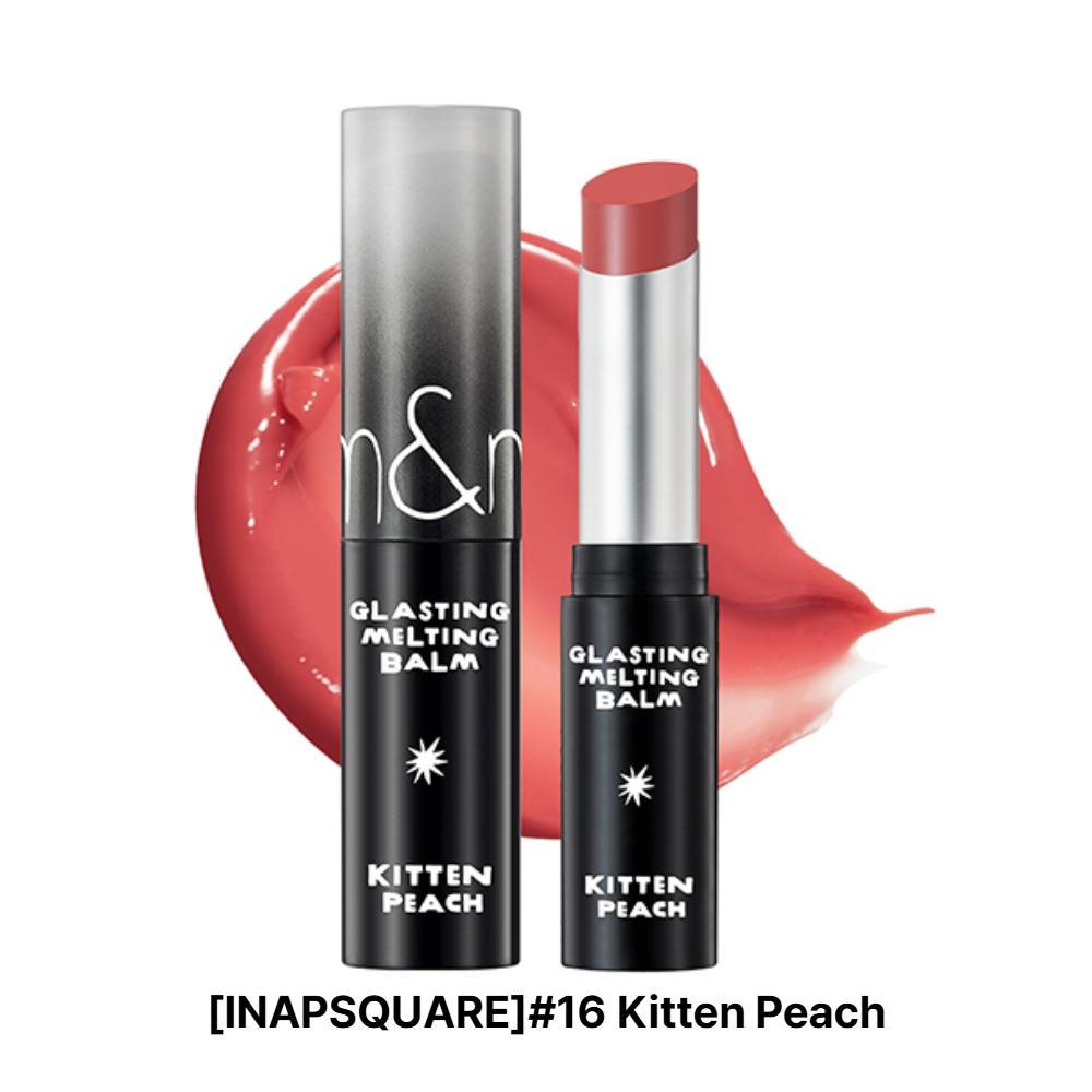 Rom&nd INAPSQUARE Glasting Melting Balm  3.5g– Korean Hydrating Lip Balm with Glossy Finish – Natural Nude & Pink Shades – Trending K-Beauty Gift