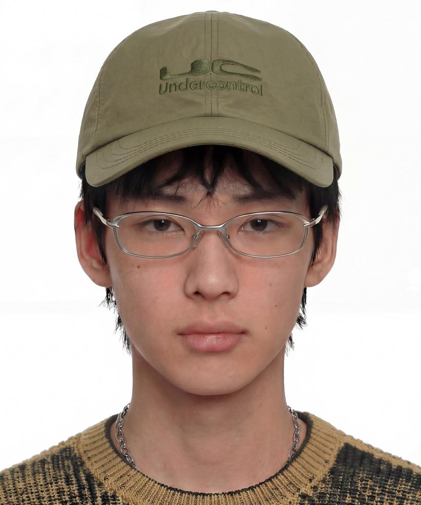 Eondeokeonteulol Summer Nylon Long Brim Soft Top Deep Logo Ball Cap Unisex Baseball Cap Uc Duplex / Nylon B B / Olive