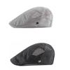 Men Women Breathable Mesh Summer Hat Newsboy Beret Ivy Cap Cabbie Flat Cap Adjustable Vintage Style