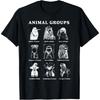 Animal Groups Educational Wildlife Animals Of The World T-Shirt