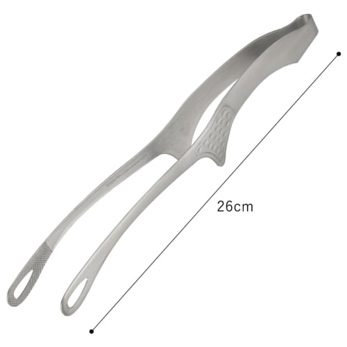 Shimomura Kihan Smart Kitchen Tongs, Large, with Floating Tips for Cleaning and Dirt-Free Operation. [Made in Japan] Easy to Grasp Small Ingredients.