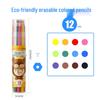 Zhenglin Erasable Colored Pencils – 24, 36, and 48 Color Sets for Children and Students Drawing and Coloring.