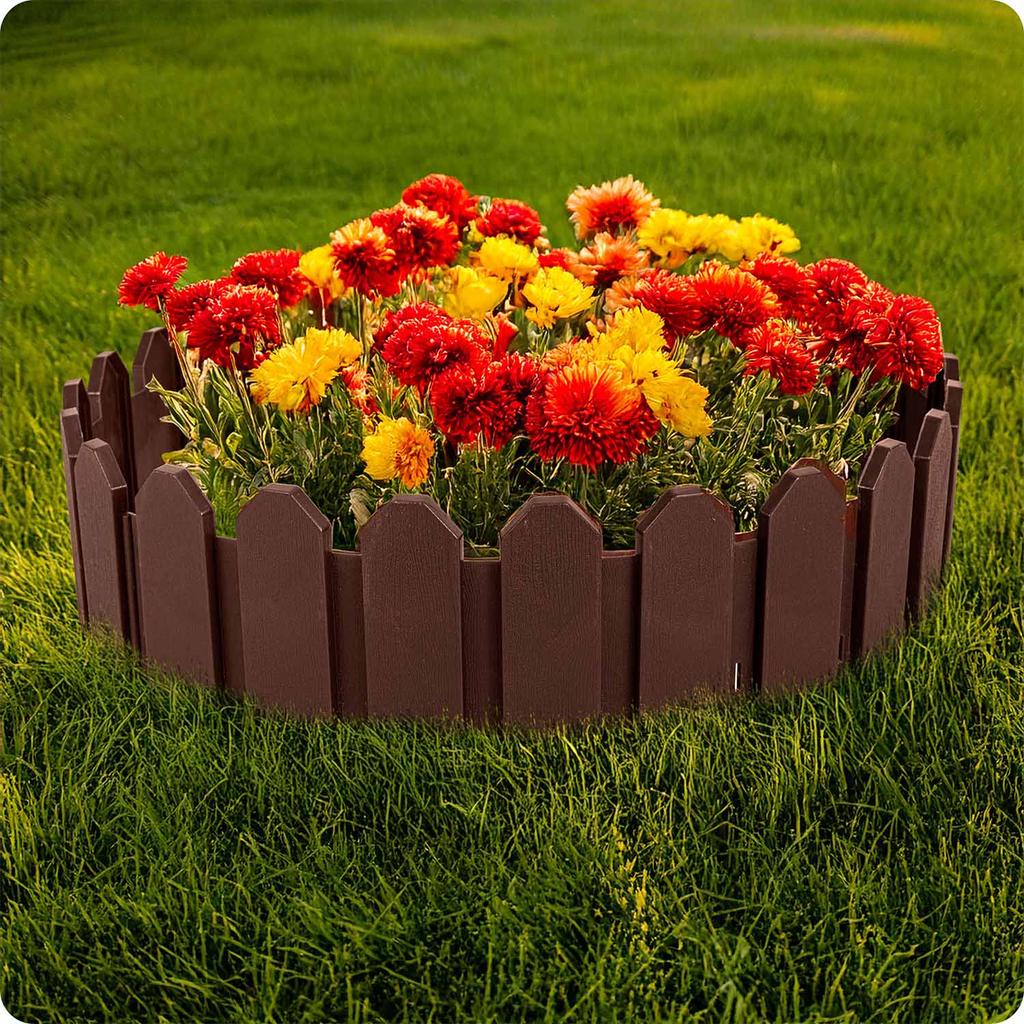 Plonos Gartenbegrenzung 240 cm Pl-960 Braun