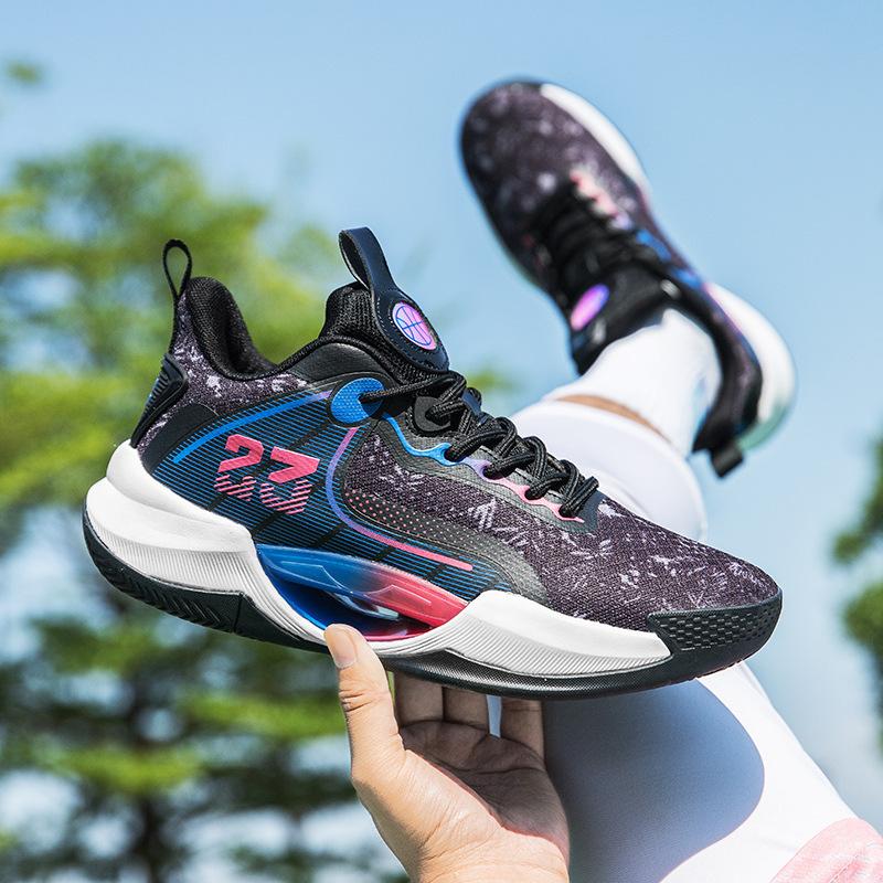 No. 202523 luminous basketball shoes men's actual combat shoes couple sports shoes teenagers, primary and secondary school students, training shoes