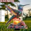 Beautiful Hummingbird Garden Decorative Stake - Standing On a Lamp, Outdoor Decoration, Suitable for Courtyards and Lawns