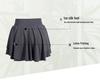 Damen Schnelltrocknender Tennisrock mit Hohem Bund - Anti-Expositions-Schutz, Ideal zum Laufen, für Fitness und Yoga.