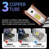 Infitary 300W H7 H4 LED Car Headlight CANBUS Lamp H8 H9 H11 HB3 9005 HB4 9006 80000LM Bulb Three Copper Tube Lights for Auto