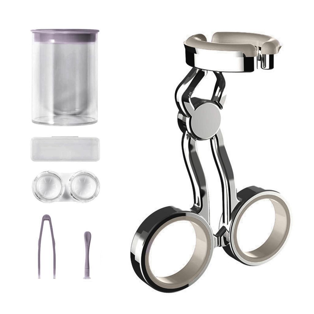 1 sett Kontaktlinsehjelp Kontaktlinseinnsetting og fjerningsverktøy Høy elastisitet Silikon Senteraksekontroll Komfortabelt håndtak kontaktlinse