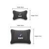 YMZP2 Suede Car Neck Pillow Headrest Lumbar Support Pillow Spine Protect sticker For BMW X5 X3 F40 F10 E34 E39 E90 X6 E30 F20 E46 F30