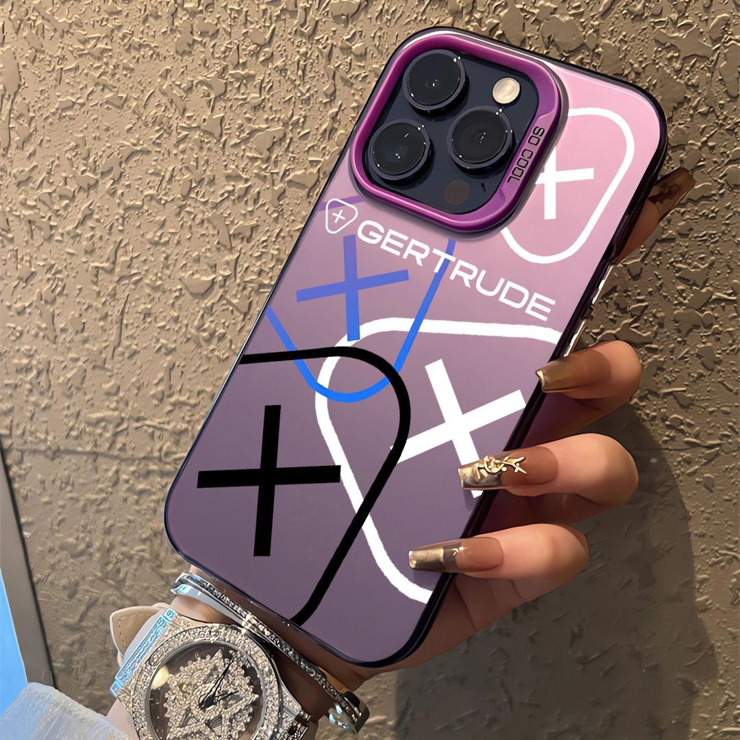 

Fashion Hot Line Phone Case For iPhone 16 15 14 13 12 11 mini Pro Max X XR XSMAX 8 7 Plus Anti Fall Matte G-Gertrudes Back Cover iPhone X(XS)