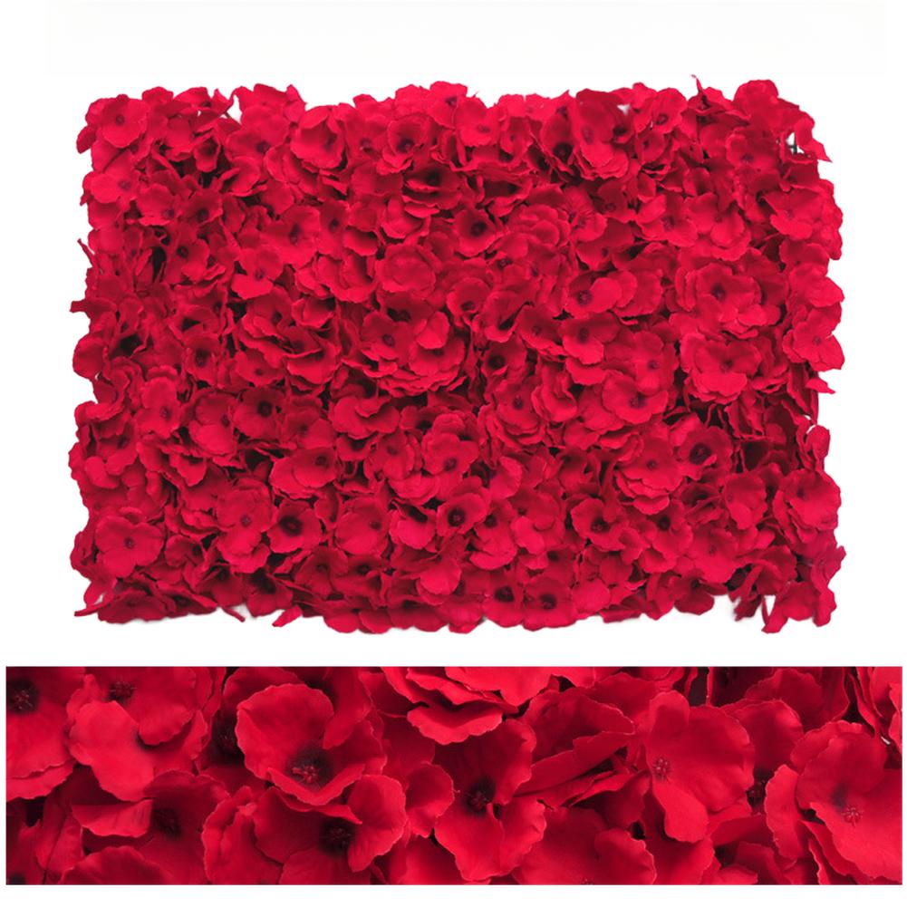 Wedding Backdrop Hydrangea Wall Panel Realistic Silk Flowers Sturdy Plastic Backing Interlocking Connectors Wedding Ceremony