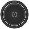 Support pour smartphone - celly - snapring - noir - plastique - 1 unité