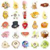 10/30/50pcs Cartoon Funny Food Cat Meme Stickers Cute Graffiti Sticker for Kids Toy DIY Fridge Notebook Phone Waterproof Decals