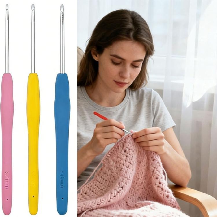 Knitting Accessory Set 51Pieces Including Soft Yarn Hook And Needle With Yarn And Complete Craft Tool