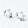 Unisex Stainless Steel Ear Cuff Hoop with Pendant, DIY Earring Jewelry Accessory