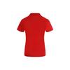 Li Ning Feather Series Solid Color Quick-Dry Short Sleeve Polo Shirt Women Polo Shirts Bull-Red APLR126-2