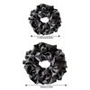 Silk Feeling Hair Tie Flower Ruched Hair Catch Hair Holder Scrunchies Hair Rope
