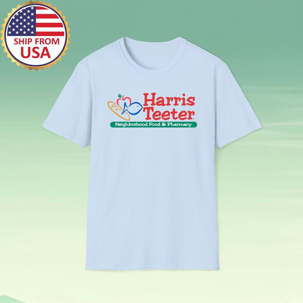 Harris Teeter Supermarket Men#039;s Light Blue Size S5XL Unisex T-Shirt M
