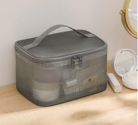 Transparent Makeup Bag Female Network Red Large Capacity Travel Girl Portable Waterproof Toiletry Bag Cosmetics Storage Bag