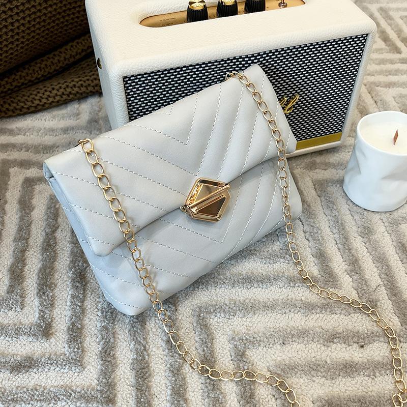 Chain bag women's premium sense bag women's bag niche design embroidery bag messenger bag bag women
