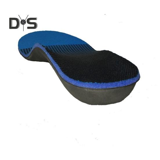 1 par ortopediska inlägg stötdämpande fotvalvsstöd inlägg lindrar plattfot djup hälkopp fotomslag för unisex