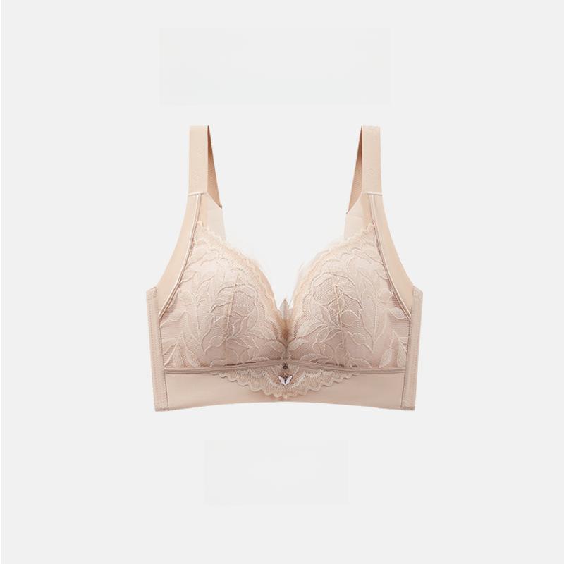 Full-cup Bra Women's Plate-size Bra Undergarment Bra Women's Bras Without Underwire Adjustable Close-in Bra Sexy Lace Bra