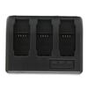 Camera Battery Charger Triple Slot Battery Charging Station for AHDBT‑501 601 701 Camera Battery