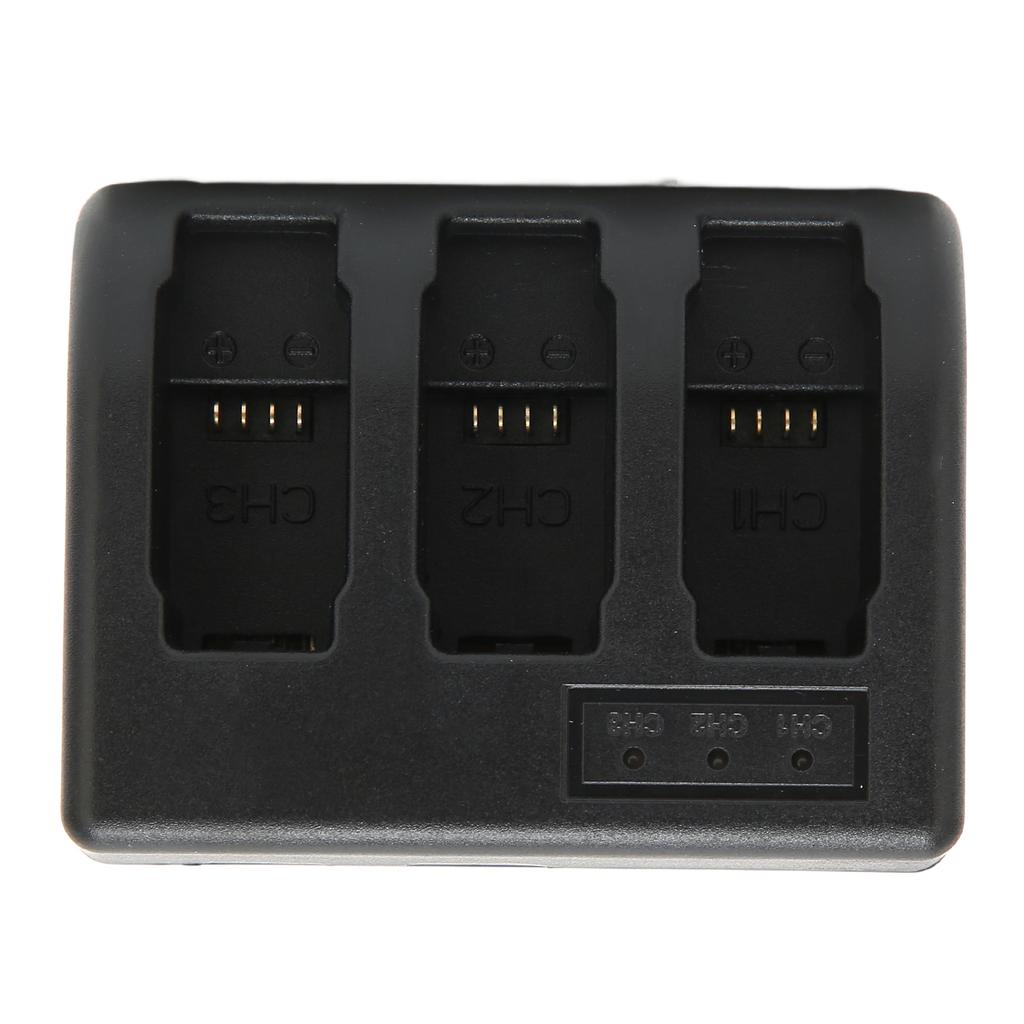 Camera Battery Charger Triple Slot Battery Charging Station for AHDBT‑501 601 701 Camera Battery
