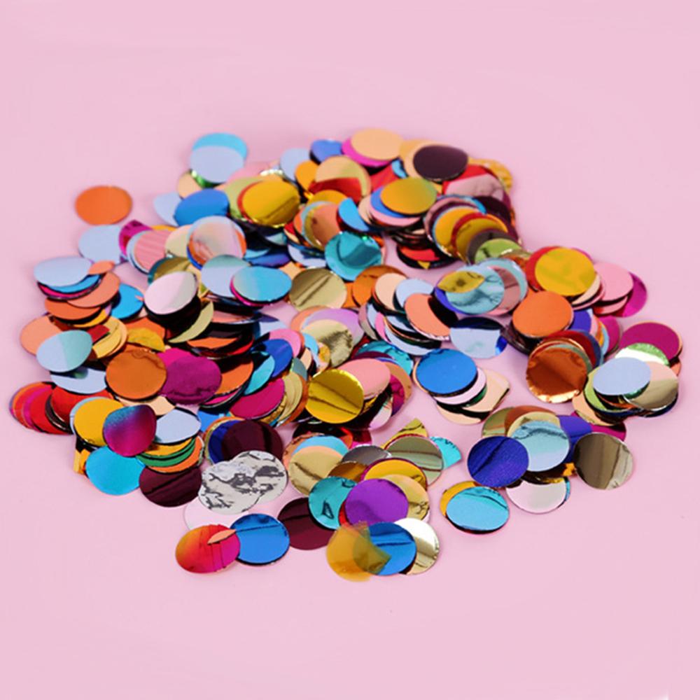 20g Balloons Sequins Fillers Circle Confettis Sprinkle Solid/Mixeds Color Balloons Filler Throwing Confettis Decor For Party