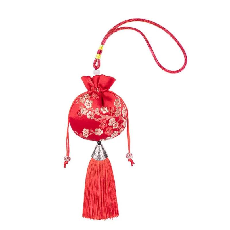 Sachet Sachet Empty Bag Chinese Style Jewelry Storage Handmade Vintage Tassel Lucky Embroidery Sachet Bag Drawstring Bag E6A4