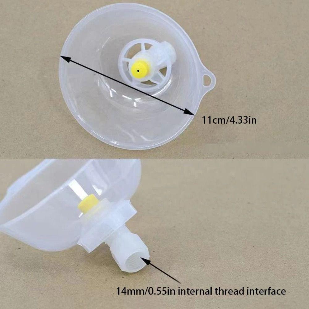 2Pcs Durable Plastic Garden Sprayer Transprent Wind Proof Irrigation Nozzles Garden Sprinklers Gardening Supplies