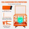 SucceBuy Forklift Safety Cage 43"x45"/36"x36" Forklift Man Basket 1400/1200 Lbs with Safety Harness & Lock for Aerial Work